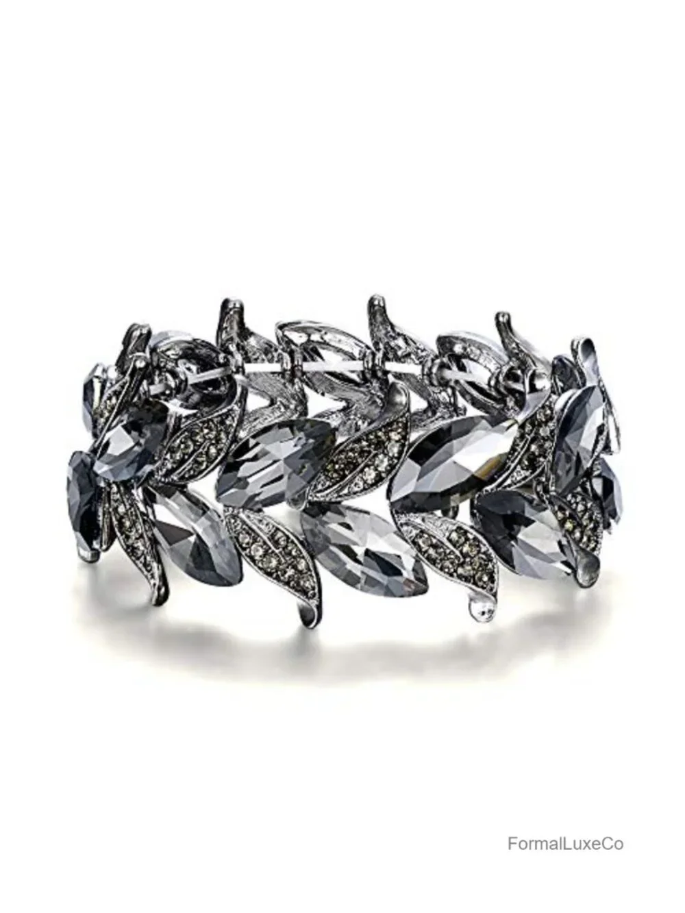Bridal Stretch Bracelet for Women Wedding Prom Crystal
